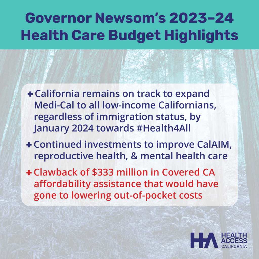 Gubernator Newsomning 2023-24 yilgi CA byudjet taklifidan sog’liqni saqlash sohasidagi eng yaxshi takliflar