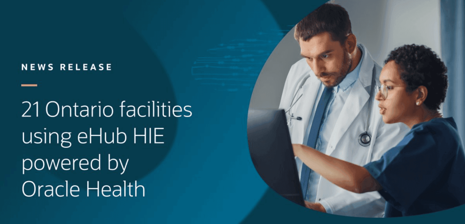 21 Ontario kasalxonasi Oracle tomonidan quvvatlangan HIE-ni ishga tushirdi