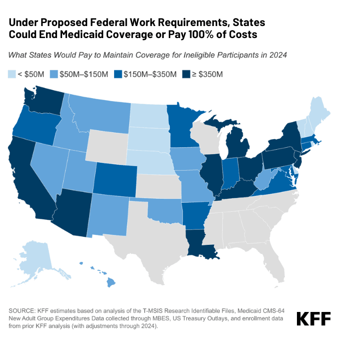 Respublika ishiga bo’lgan talab rejasi bo’yicha qiyin kelishuvlar: Ba’zi odamlar Medicaidni yo’qotadilar yoki shtatlar qamrovni saqlab qolish uchun to’lashlari mumkin